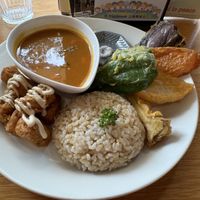 Lunchplate  at Marugoto Vegan Dining Asakusa in Tokyo