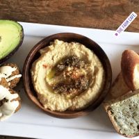 Hummus, Avocado and Falafel at Marugoto Vegan Dining Asakusa in Tokyo