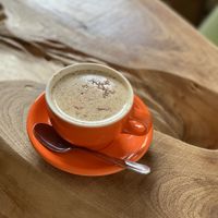 Chai Tea Latte at Marugoto Vegan Dining Asakusa in Tokyo