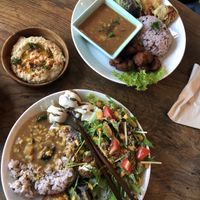 Lunch menu, so good!  at Marugoto Vegan Dining Asakusa in Tokyo