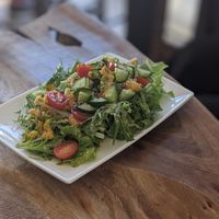 Complimentary Salad at Marugoto Vegan Dining Asakusa in Tokyo