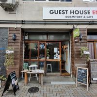 Front of the shop at Marugoto Vegan Dining Asakusa in Tokyo