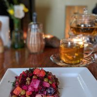 Salad - dec 2018 at Cafe Botanika in St Petersburg