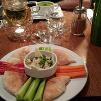 hummus at Cafe Botanika in St Petersburg
