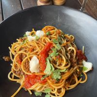 Vegan Spaghetti Bolognese  at Rococo in St Kilda