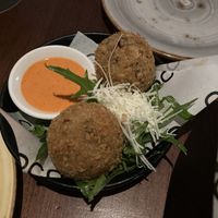 Mushroom Arancini   at Rococo in St Kilda