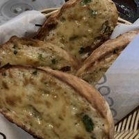 Cheesy garlic bread - I LOVED this   at Rococo in St Kilda
