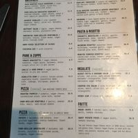  Vegan Menu July 2018 at Rococo in St Kilda