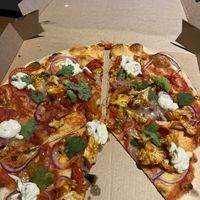 Vegan tandoori cauliflower pizza  at Borruso's in Crows Nest