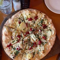 potato pizza at Borruso's in Crows Nest