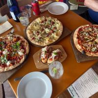 Pizza trios at Borruso's in Crows Nest