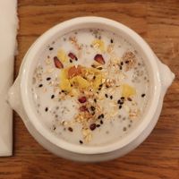 Tapioca dessert with fruits and seeds at Kapunka Vegan in Paris
