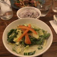 curry vert  at Kapunka Vegan in Paris