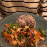 tofu sauté au basilic   at Kapunka Vegan in Paris