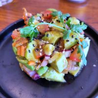 Avocado tartare at Kapunka Vegan in Paris