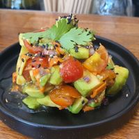 Avocado tartar at Kapunka Vegan in Paris