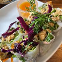 Summer rolls  at Kapunka Vegan in Paris