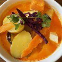 Massaman curry  at Kapunka Vegan in Paris