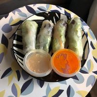 Summer rolls - full meal (9 euros) at Kapunka Vegan in Paris
