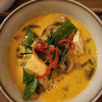 Panang curry at Kapunka Vegan in Paris