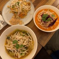 Pho, pad thai and mass. curry    at Kapunka Vegan in Paris