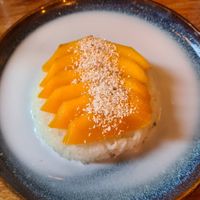 Mango sticky rice at Kapunka Vegan in Paris