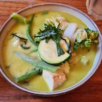 Green curry at Kapunka Vegan in Paris