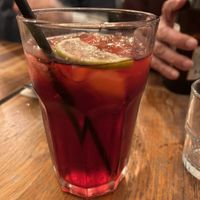 Infusion hibiscus glace   at Kapunka Vegan in Paris