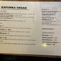 Important stuff  at Kapunka Vegan in Paris