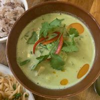 Green curry  at Kapunka Vegan in Paris