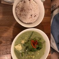 green curry  at Kapunka Vegan in Paris