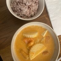 Curry rouge   at Kapunka Vegan in Paris