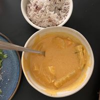 red curry  at Kapunka Vegan in Paris