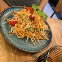 Papaya Salad at Kapunka Vegan in Paris