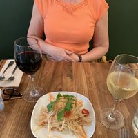 Salade de papaye! Miam! at Kapunka Vegan in Paris