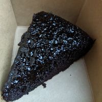 Chocolate date cake was delicious! at Kilimanjaro Take Me Away in Amsterdam