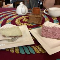 Lime avocado  cake en raspberry cake  at Kilimanjaro Take Me Away in Amsterdam