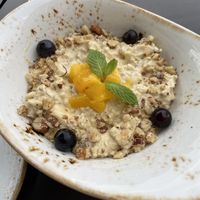 Bircher with coconut milk  at Byoko in Malaga