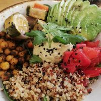 Veggie bowl at Byoko in Malaga
