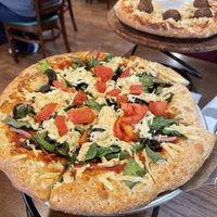 Vegan Veggie Pizza at Upper Crust Pizza in Chamberlain