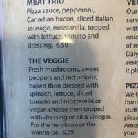 The Veggie Description  at Upper Crust Pizza in Chamberlain