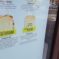 Menu at Capatoast in Bari