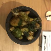 Sticky brussel sprouts   at Ranch Camp in Stowe