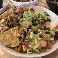 Nachos - the vegan option! So good!  at Ranch Camp in Stowe