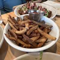 Excellent fries!  at Ranch Camp in Stowe