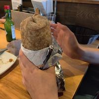 Power plant burrito - HUGE but tasty at Ranch Camp in Stowe
