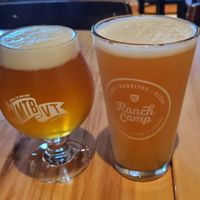 beers at Ranch Camp in Stowe