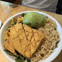 Tofu grain bowl    at Ranch Camp in Stowe