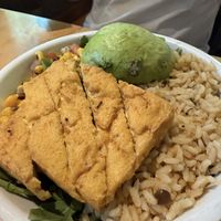 Tofu and avocado   at Ranch Camp in Stowe