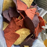 Freshly made chips  at Ranch Camp in Stowe